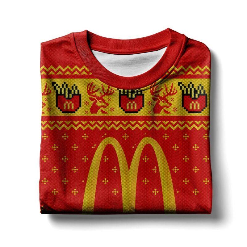 McDonald’s Ugly Sweater Ugly. Sweater Christmas Classic