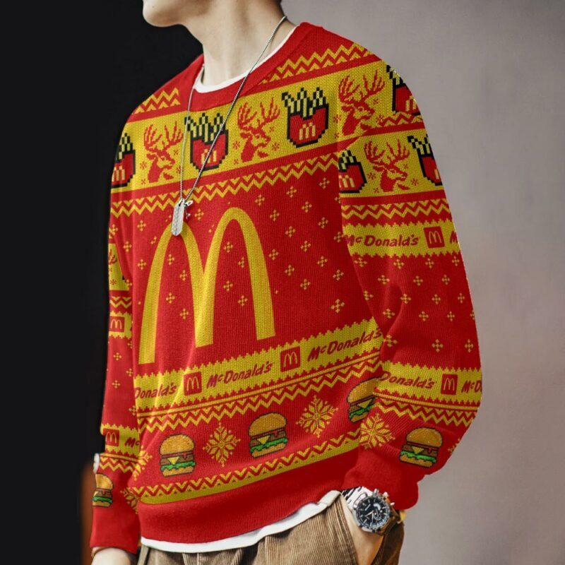 McDonald’s Ugly Sweater Ugly. Sweater Christmas Classic