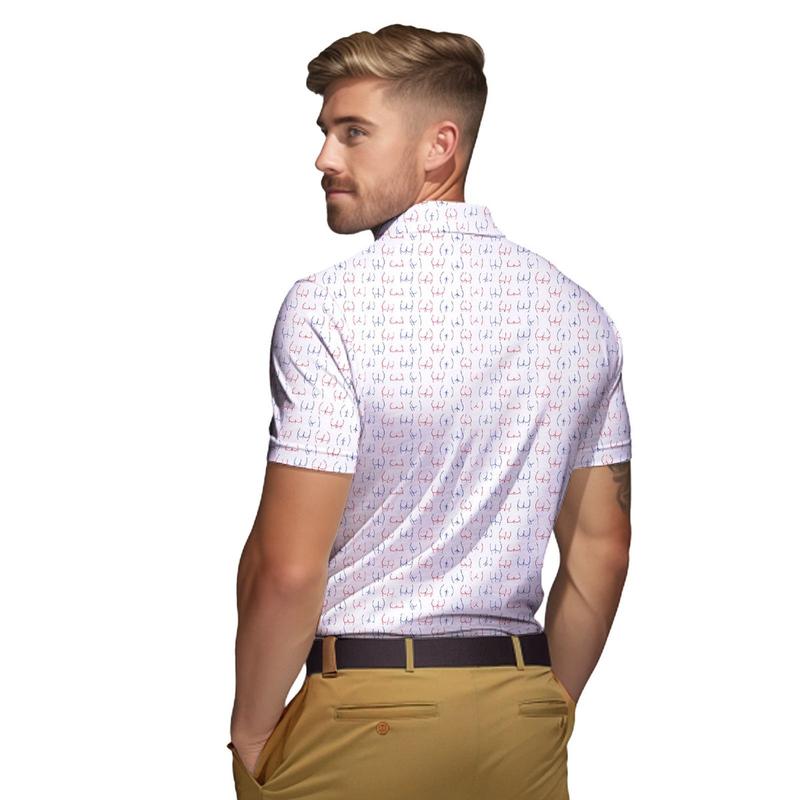 Funny butt - Funny Golf Polo Shirt, Unique Men Polo Shirt, Humor Witty Gift for Golf Lover