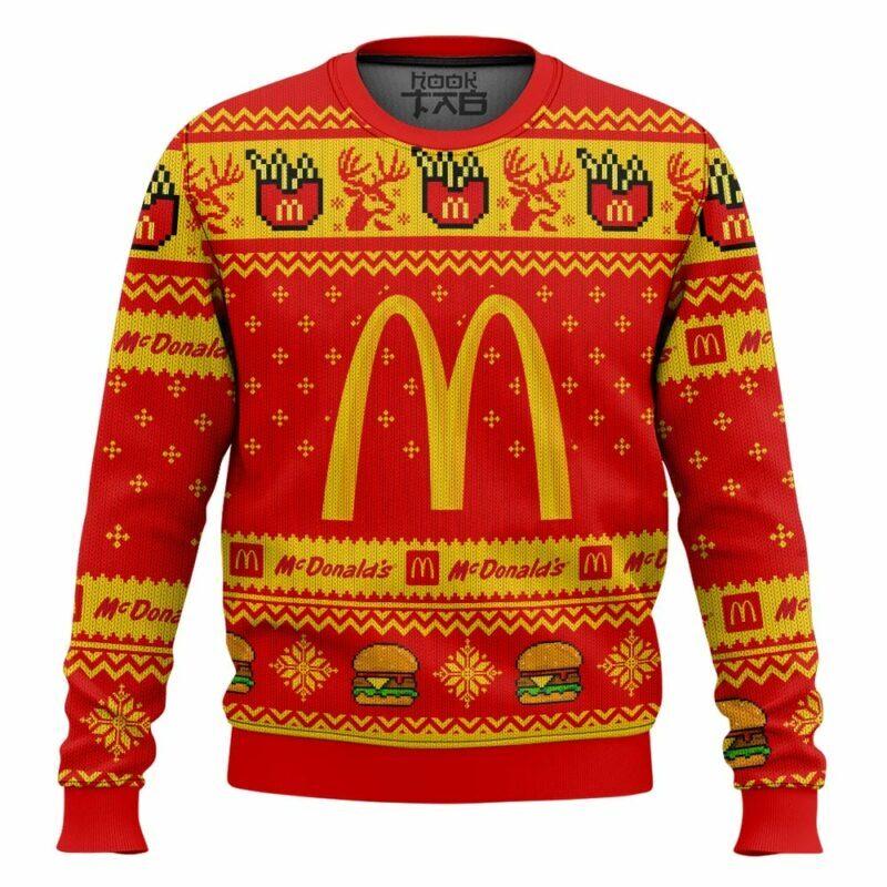 McDonald’s Ugly Sweater Ugly. Sweater Christmas Classic