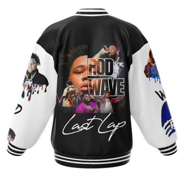 R.O.d Wave Rapper Baseball Jacket,Rod Wave Limited Edition Baseball Jacket