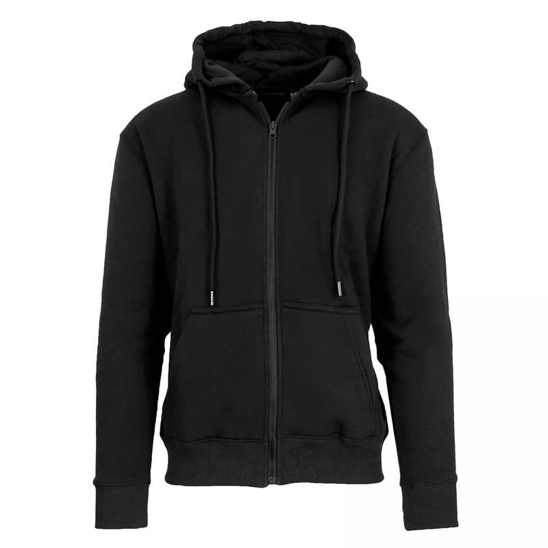 3 PACK: Men's Heavyweight Fleece Lined Full Zip Hoodie Sweatshirt With Pockets casual hoodie