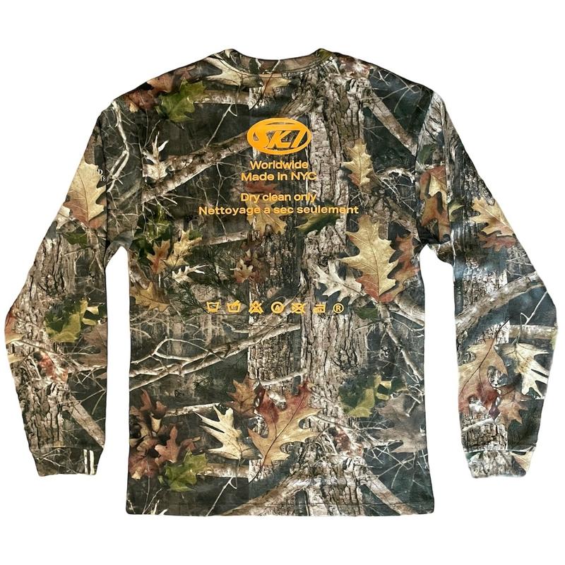 Ski Hunting Camo Longsleeve T-Shirt