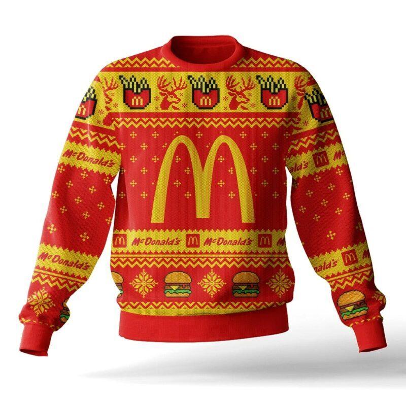 McDonald’s Ugly Sweater Ugly. Sweater Christmas Classic