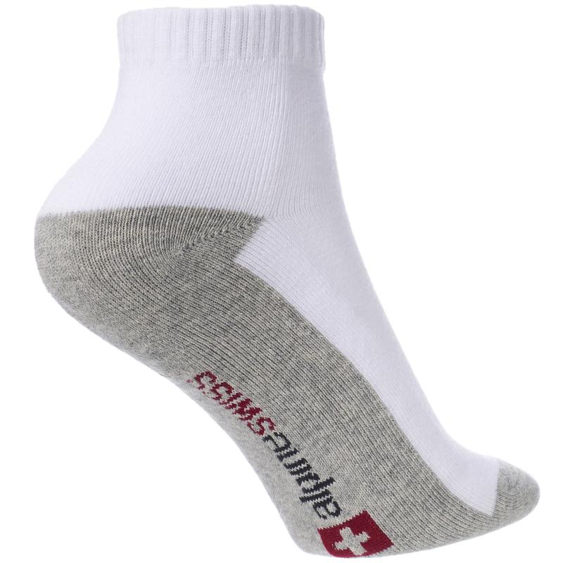 Alpine Swiss Mens 8 Pack Cotton Ankle Socks Athletic Performance Cushioned Socks Shoe Size 6-12