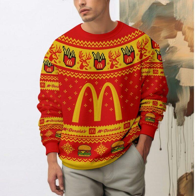 McDonald’s Ugly Sweater Ugly. Sweater Christmas Classic