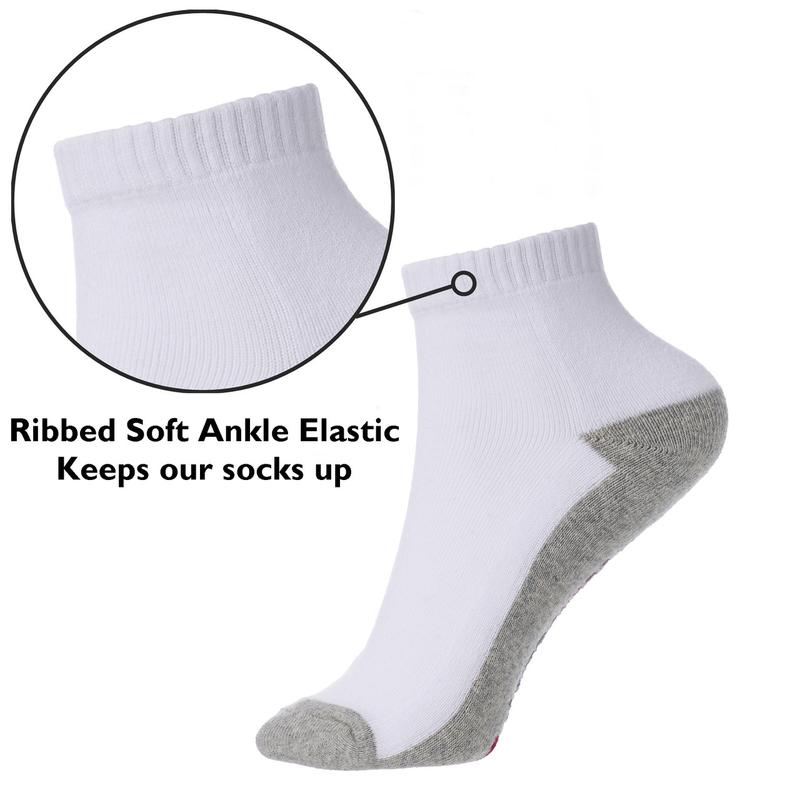 Alpine Swiss Mens 8 Pack Cotton Ankle Socks Athletic Performance Cushioned Socks Shoe Size 6-12