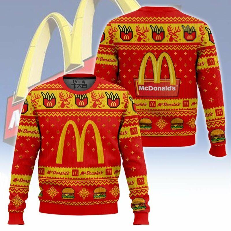 McDonald’s Ugly Sweater Ugly. Sweater Christmas Classic