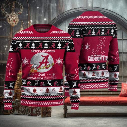 Alabama Crimson Tide Merry Christmas To All And To All A Roll Tide Ugly Sweater, Crimson Tide, Cool Alabama Spirit Wear, Gifts for Fans