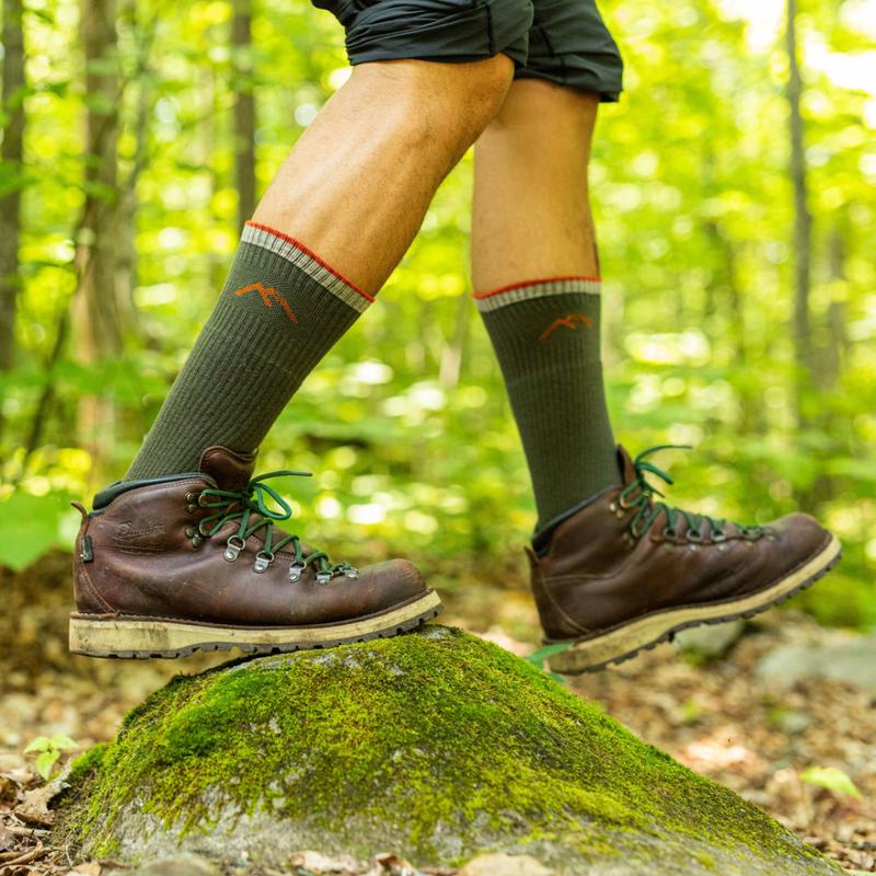 Darn Tough Merino Wool Socks (Black, Olive) | Size M, L, XL | Micro Crew Cushion and Boot Sock Cushion Socks | Adventures, Everyday Use