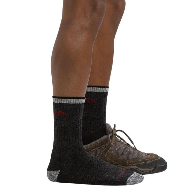 Darn Tough Merino Wool Socks (Black, Olive) | Size M, L, XL | Micro Crew Cushion and Boot Sock Cushion Socks | Adventures, Everyday Use