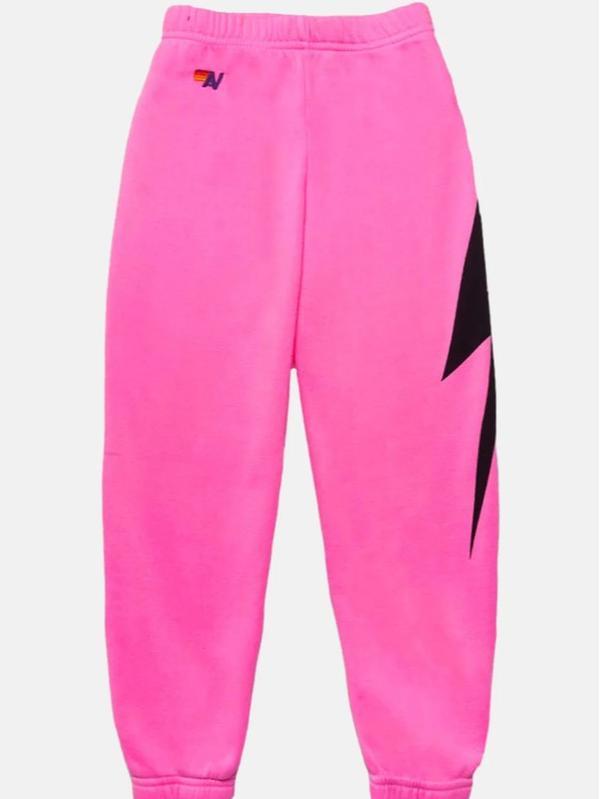 #Aviator Nation Bolt Sweatpants, Iconic Lightning Design, Ultimate Comfort And Style For Any Occasion