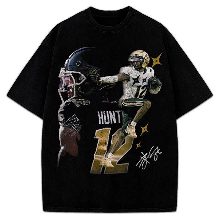 Travis Hunter Graphic Tee Bih You Thought Custom Graphic Football T-Shirt