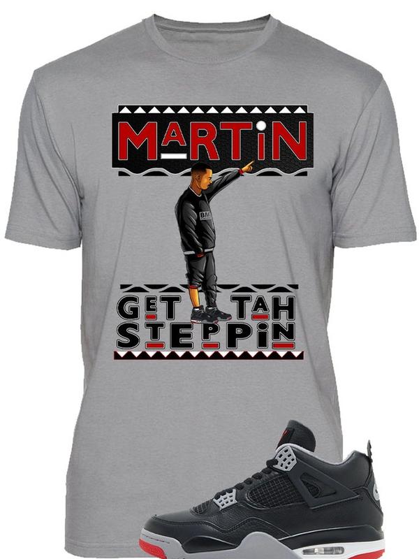 We Will Fit Shirt to match the Jordan 4 bred reimagined black red