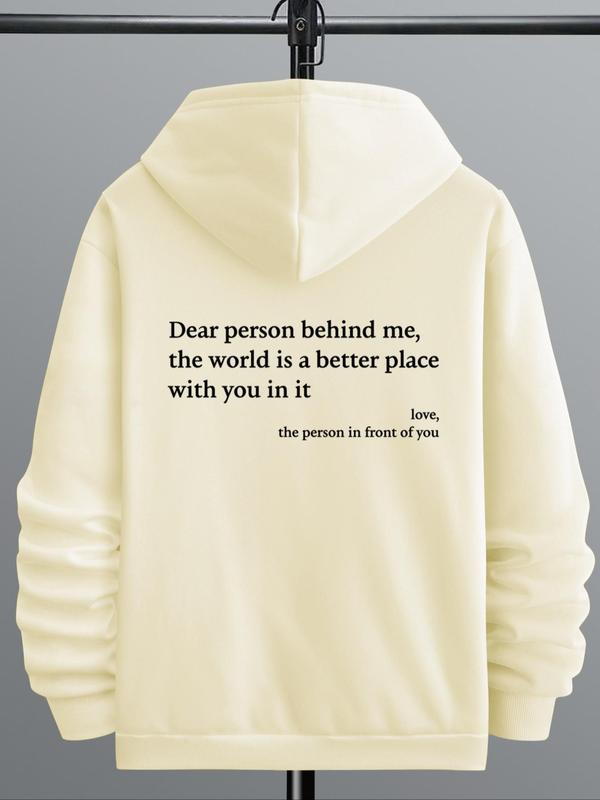 Please Purchase A Size Up, Men's Letter Pocket Drawstring Graphic Hoodie, Mufti Clothes, Drop Shoulder Longsleeves Sweatshirt Pullover, Back To School Streetwear, Spring & Fall Going Out Outfits, Fall Outfits, Fallfreshness, Sweatshirts  Poser Hoodie