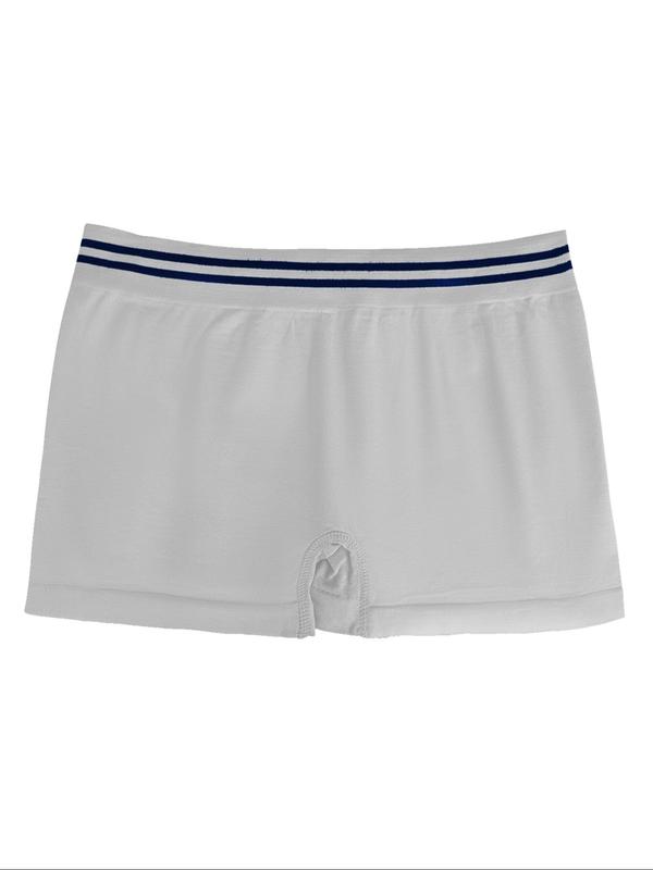 Men's Letter & Striped Print Boxer Brief, Casual Soft Comfortable Boxer Brief for Daily Wear, Underwear for All Seasons