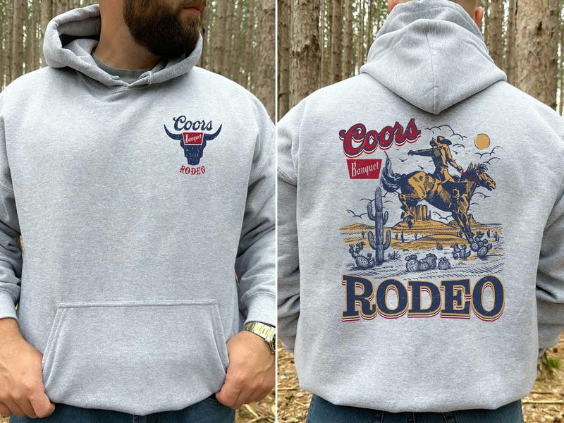 Coors Banquet Rodeo Unisex Hoodie, Coors Hoodie, Country Western Hoodie