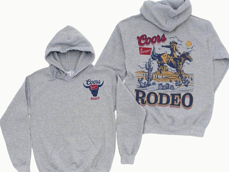 Coors Banquet Rodeo Unisex Hoodie, Coors Hoodie, Country Western Hoodie