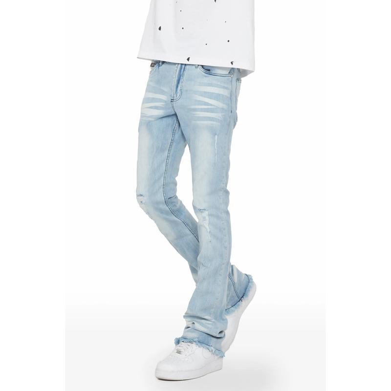 Dag Blue Stacked Flare Jean