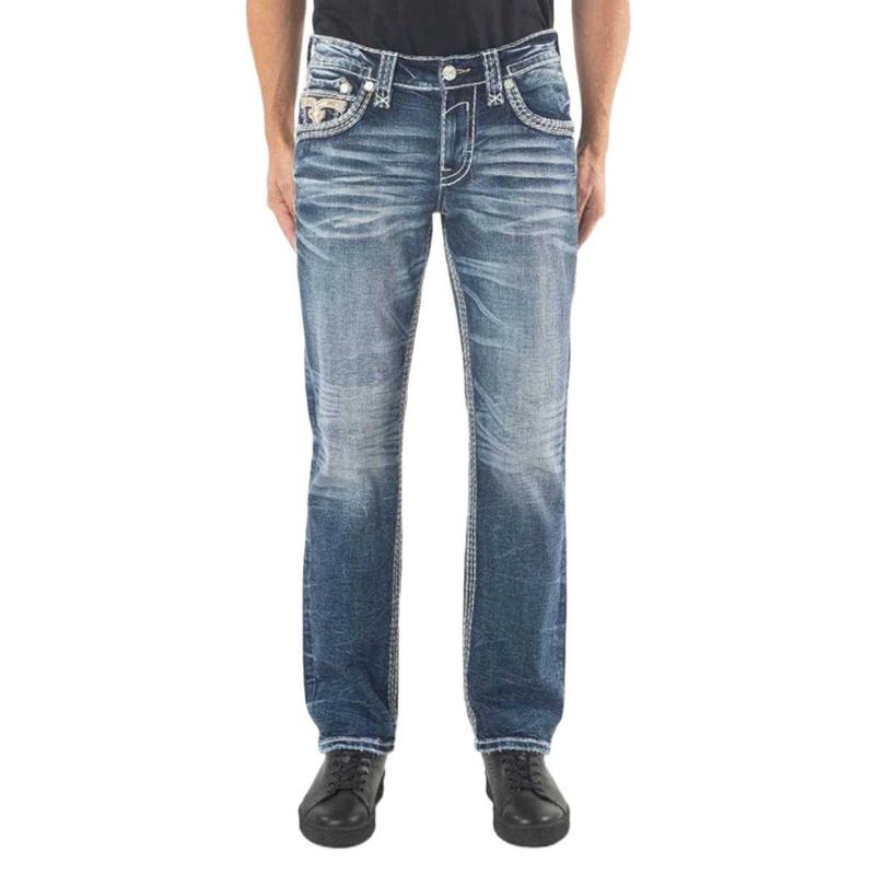 Rock Revival Men's Timothy Straight Denim Jeans