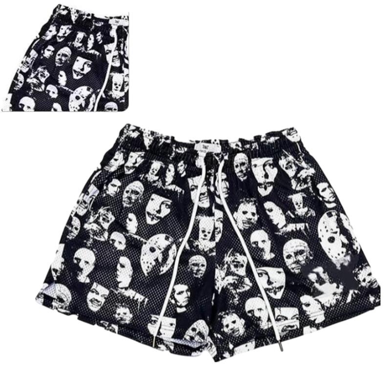 Fitness running sports basketball casual shorts Mask print pattern shorts suitable for sports boys