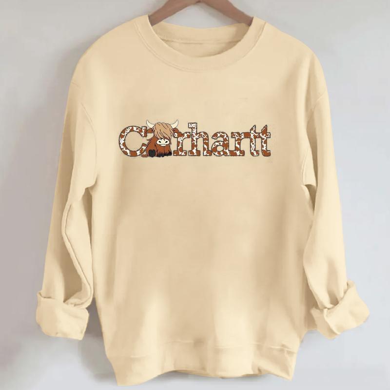 Highland Cow Western Sweatshirt, Gift For Men and Women