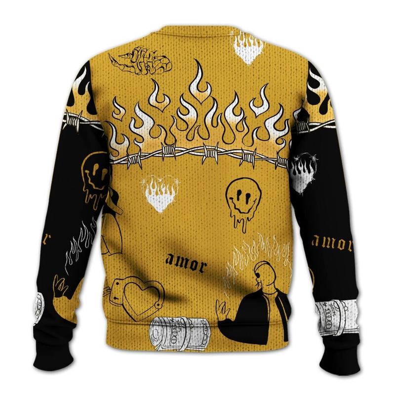 Dunkare Dunk High Wu Tang Shirt, Snake Trust No One Knitted Sweater