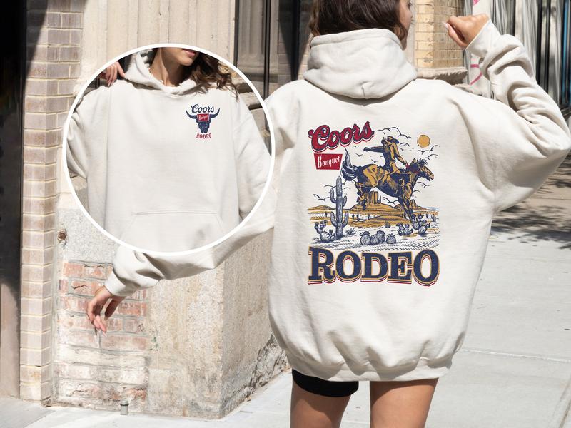 Coors Banquet Rodeo Unisex Hoodie, Coors Hoodie, Country Western Hoodie