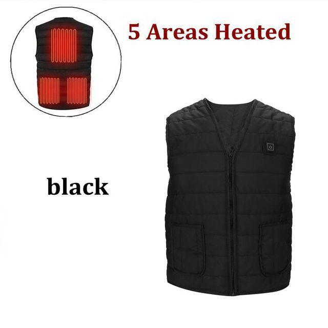 Winter 9 Heating Clothes Intelligent Heating Vest Warm Clothing USB Charging Electric Heating Vest Coat in Stock