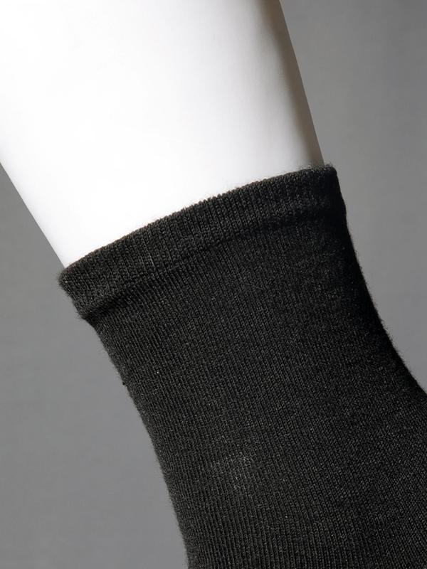 Men's Patchwork Print Crew Socks, Casual Moisture Wicking Socks, Soft Comfy Breathable Socks for All Seasons Daily Wear