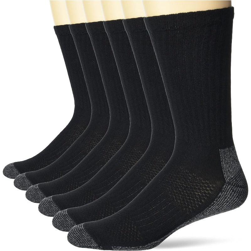 Men's Work Socks, 6-Pack