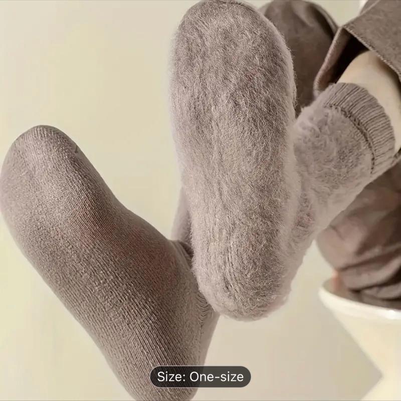 Men's Ultra-Soft Fleece Winter Socks - Cozy, Thick & Warm - Perfect Christmas Gift Idea for Dad, Husband, or Boyfriend Thermal Warmer Menswear