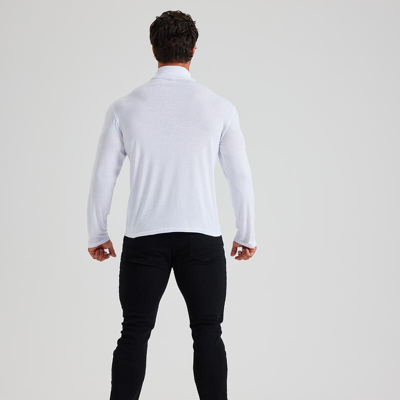 *LONGBIDA Casual Comfort Slim Fit Long Sleeve Turtleneck For Men A Fashion Menswear Basic