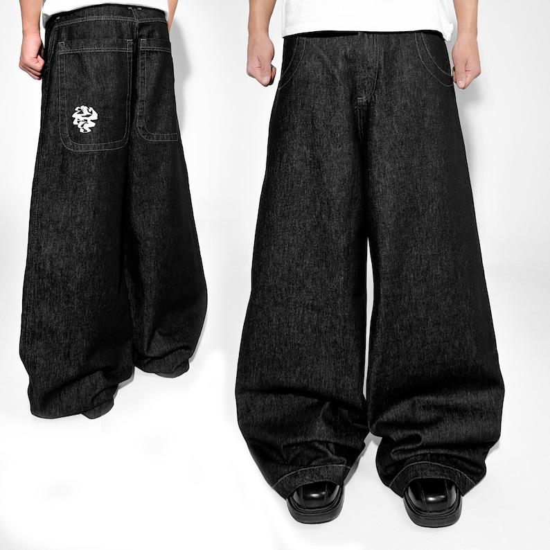 Baggy Jeans, Skateboard Jeans, Wide Leg Jeans, Y2k Vintage Hip Hop Rapper, Streetwear Jeans, Y2K Jeans, Vintage Jeans