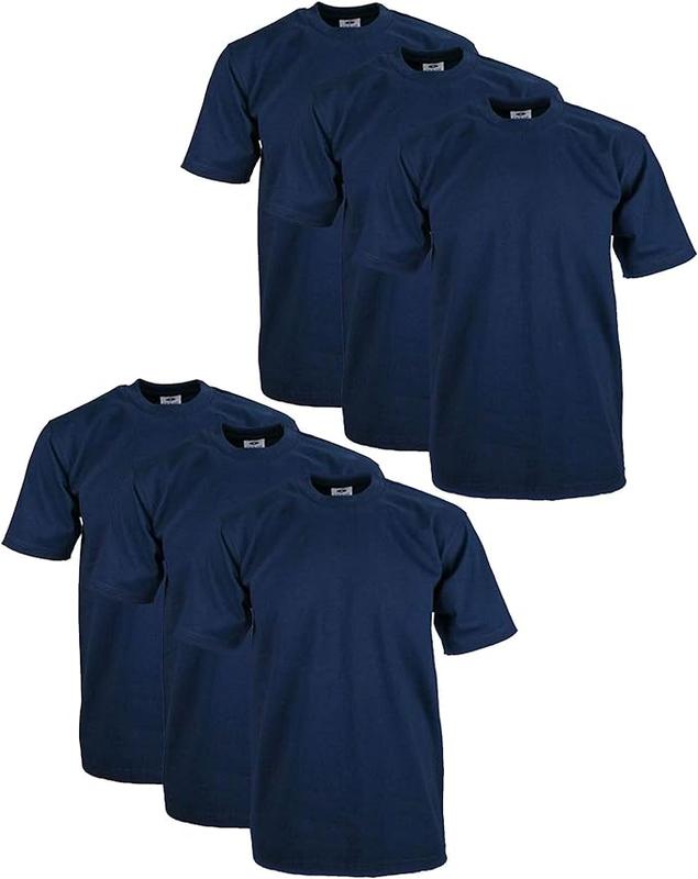 6 Pack Pro Club Heavyweight Short Sleeve TShirts Casual Classic tiktok shop