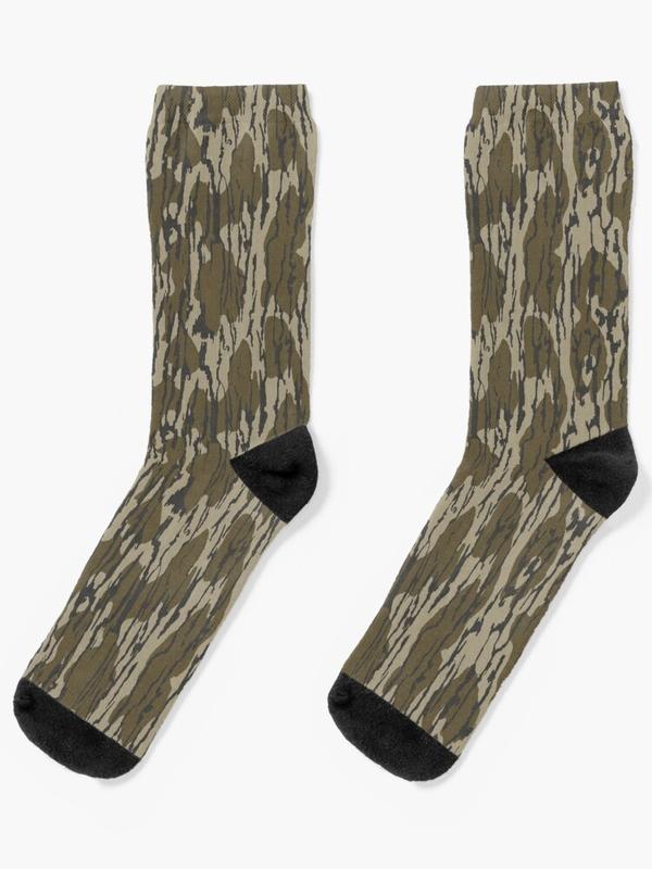 Styleofme Everything Bottom Lands Camo Socks Socks Super Soft Fleece Inside Lining Socks