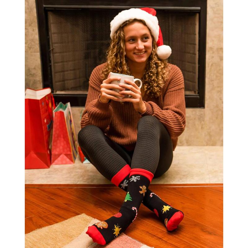 Funny Christmas Socks for Men & Women - Novelty Xmas Gifts - Cool Stocking Stuffers