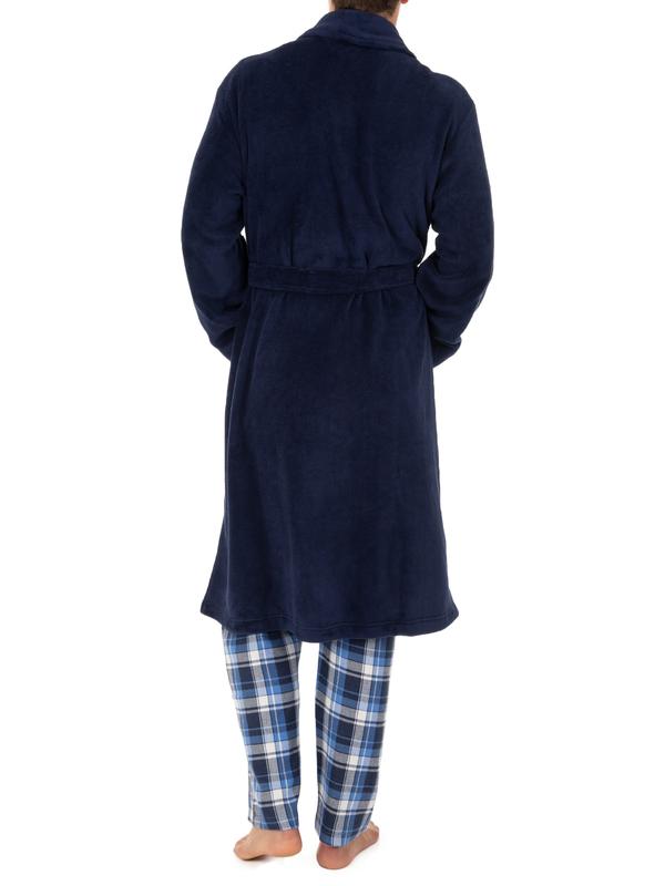 Fruit of the Loom Men's Push Robe for Sleepwear and Homewear - Gowns, Menswear- One Size Men's Cozy