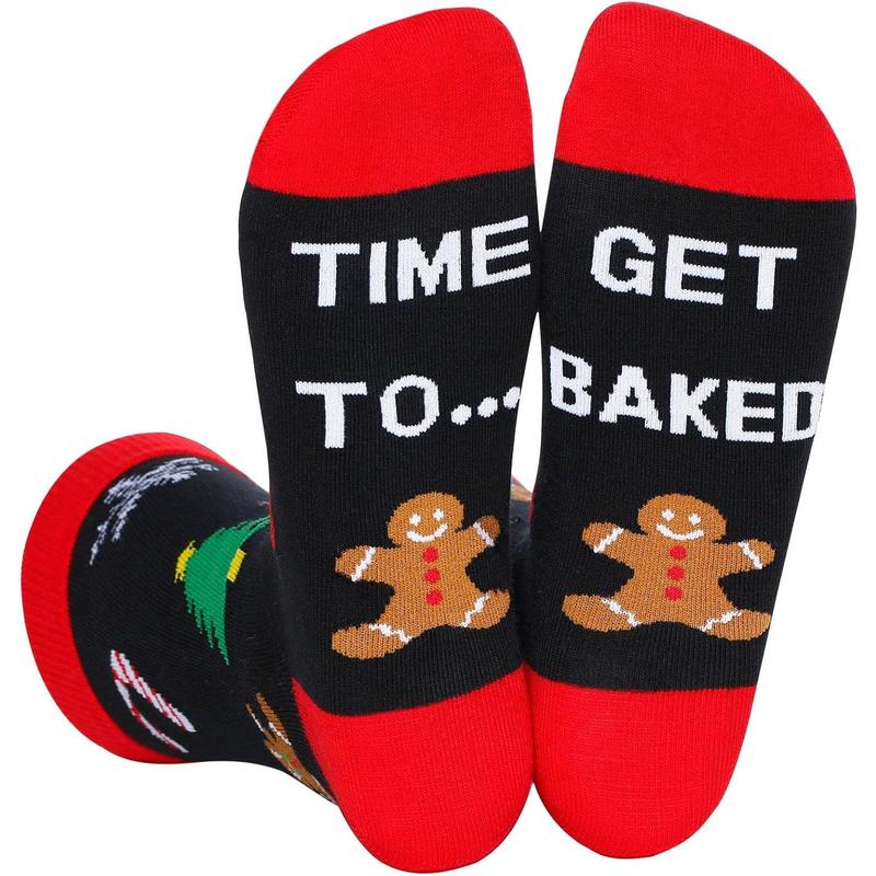 Funny Christmas Socks for Men & Women - Novelty Xmas Gifts - Cool Stocking Stuffers