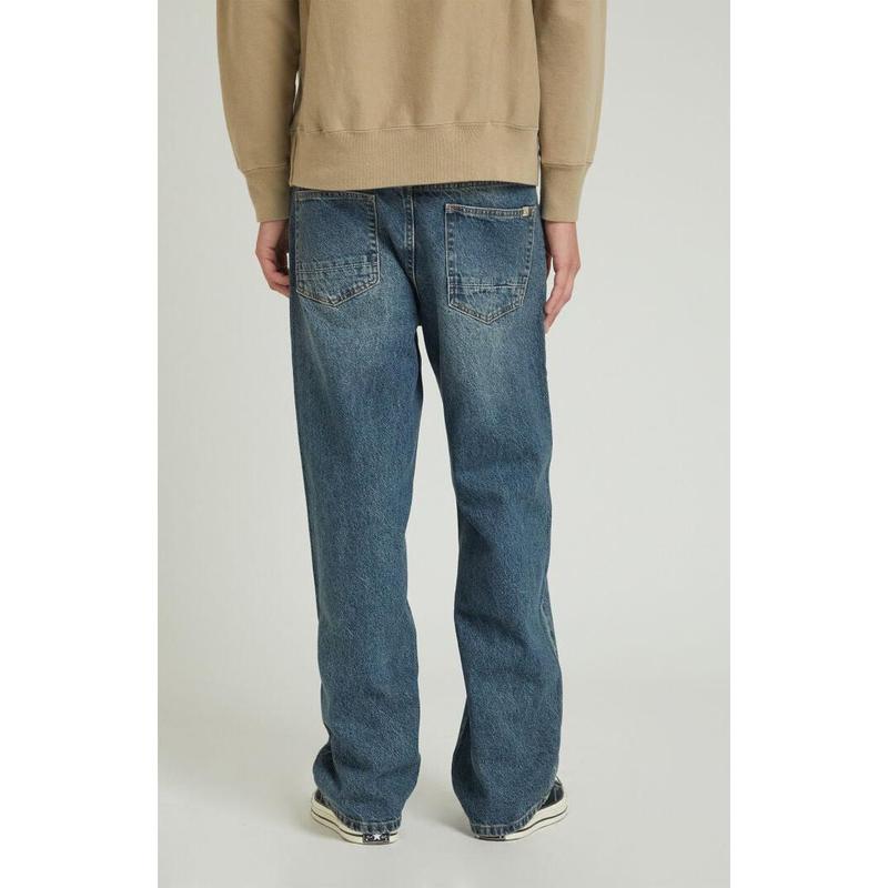 PacSun Men's Tinted Medium Indigo Baggy Jeans