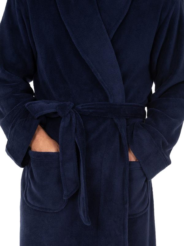 Fruit of the Loom Men's Push Robe for Sleepwear and Homewear - Gowns, Menswear- One Size Men's Cozy