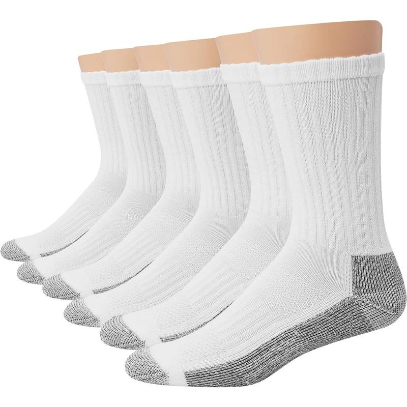 Men's Work Socks, 6-Pack