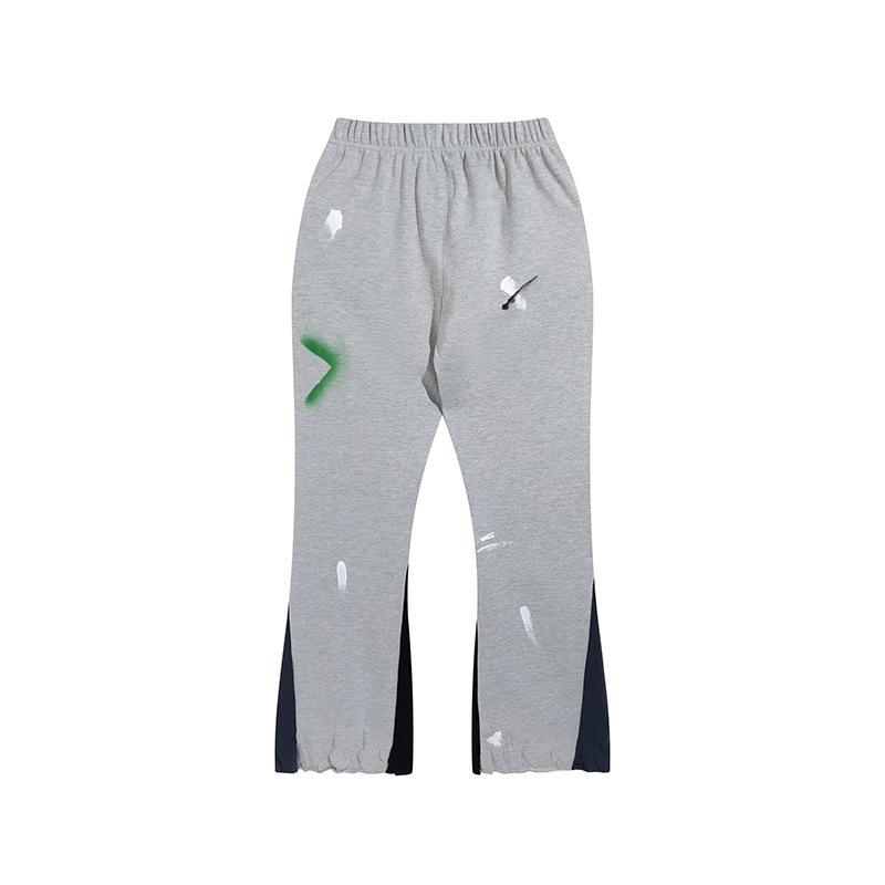 Unisex Sweatpants Trendy Gallery Streetwear Dept Paint Sports Trousers Casual Flared Pants High Version Clothing for Men and Women