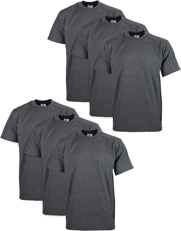 6 Pack Pro Club Heavyweight Short Sleeve TShirts Casual Classic tiktok shop