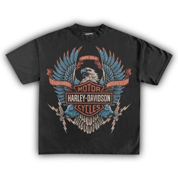 Limited Harley Davidson Electric Eagle Vintage T-Shirt, Gift For Woman and Man Unisex T-Shirt