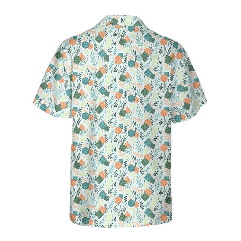 Hawaiian Dungeon Daddy Hawaiian shirt, DnD Hawaiian Shirt, DnD Dad Shirt, Dice shirt, Dungeons and dragons, DM gift, DnD Button Up , Menswear, Top, Underwear, Man, Shortsleeve, Tropical, Soft