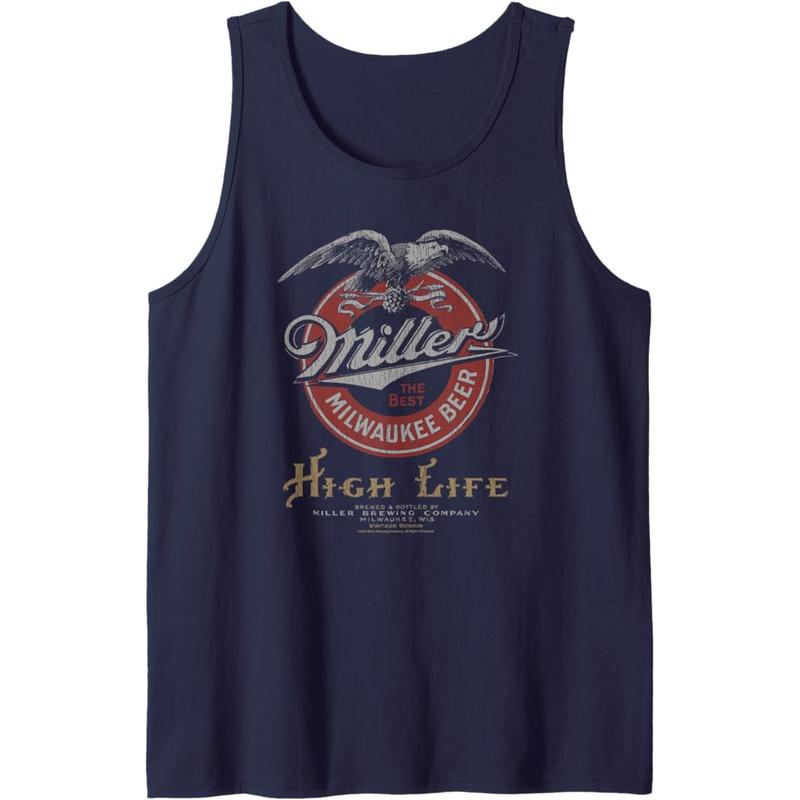 Coors Classic Miller High Life Vintage Beer Logo Tank Top, Vintage Beer Logo Tank, Unisex Tank Top