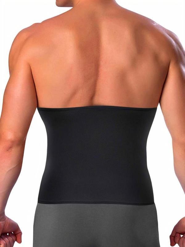 Men's Sauna Seamless Tummy Control Waist Trainer, Casual Comfort Slimming Corset, Men Shaper for Fitness Work Out Gym Wear