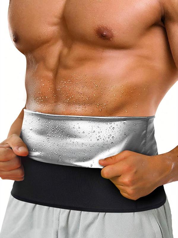 Men's Sauna Seamless Tummy Control Waist Trainer, Casual Comfort Slimming Corset, Men Shaper for Fitness Work Out Gym Wear