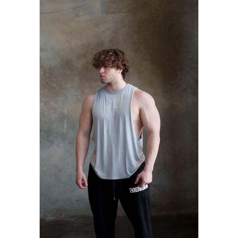 Ekko Cut Off Tank lenghth2930313233arm Menswear Tops